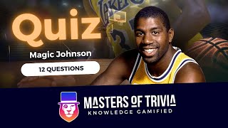 The Magic Johnson Trivia Quiz  #magicjohnson #magiclakers #nbagreats