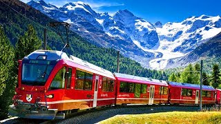 วิวภูเขาแอลป์ ประเทศสวิตเซอร์แลนด์/เมืองในฝันของใครหลายคนสวยงามมากค่ะ