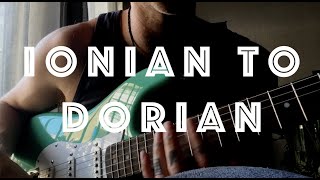 Ionian To Dorian Basic Exercise Tips For Improv Fret-Net