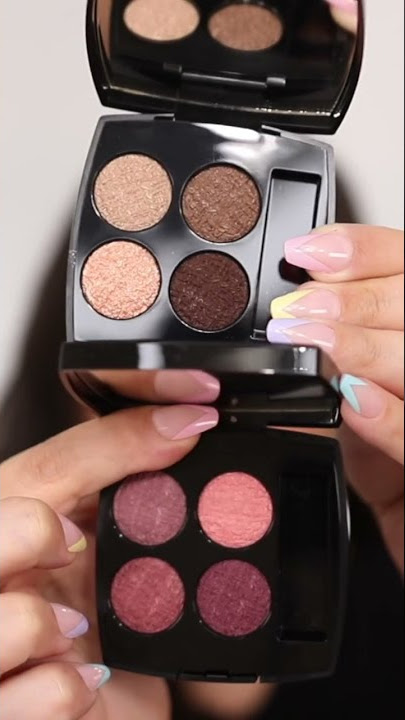 shorts TOP 5 CHANEL Eyeshadow palettes  Swatches & Closeups in less than a  minute ⭐️ 