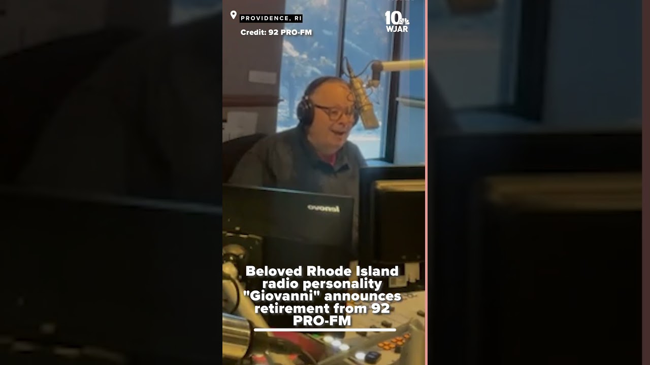 Rhode Island radio personality "Giovanni" announces retirement from 92 PRO-FM