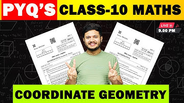 Ch -7 Coordinate Geometry  Previous Year Questions || Class 10 Maths ||