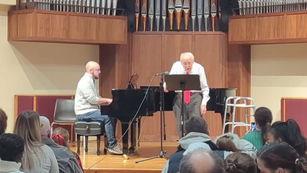 Mr. Ed Lessner Serenades Us At Our Holiday Recital