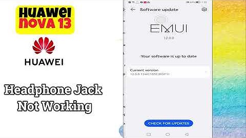 Headphone Jack Not Working Huawei Nova 13 || How to solve headphone jack issues || Headphone problem