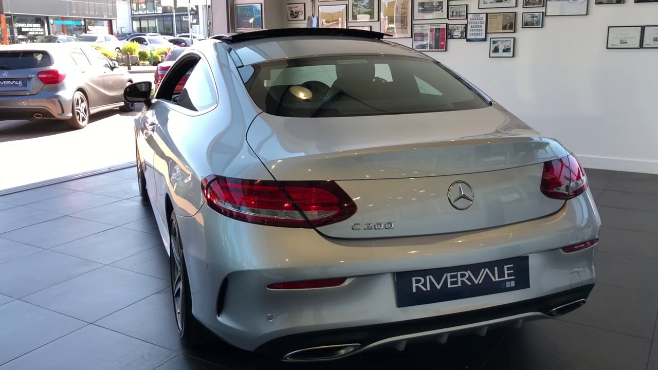 Mercedes Benz C200 Coupe Silver Walkaround Youtube