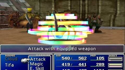 Final Fantasy VII: New magic materia and spells