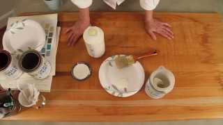 STEP 1: Layering Technique for Chalk Paint Colors on Wood