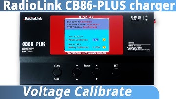 Calibrate Voltage of RadioLink CB86-PLUS lipo Battery Balance Charger with Latest Firmware V2.5