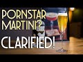 Clarified Pornstar Martini with Champagne Foam