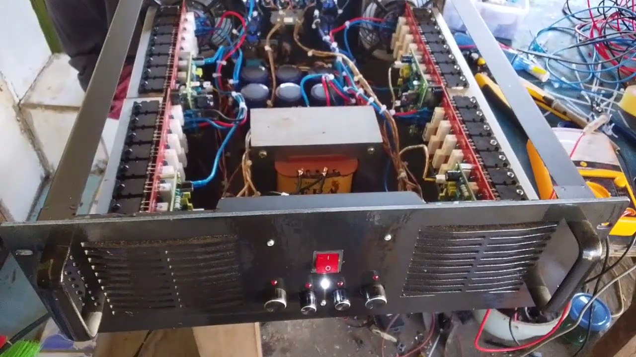 Testing the Custom 4-Channel Power Amplifier by MOEL MOELTIMEDIA