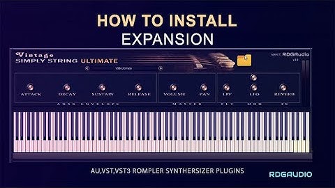 Vintage Simply String Ultimate AU VST Plugin v2.2 Updated 2020 | How to Install Expansion | RDGAudio