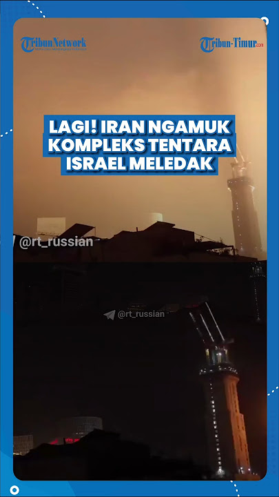 LAGI! Rudal Iran Mendarat, Kompleks Tentara dan Menteri Pertahanan Israel Digempur