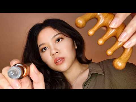 ASMR Thai Scalp Treatment 😴 บำรุงหนังศีรษะให้คุณจนหลับ (Scalp Massage, Layered Sound)