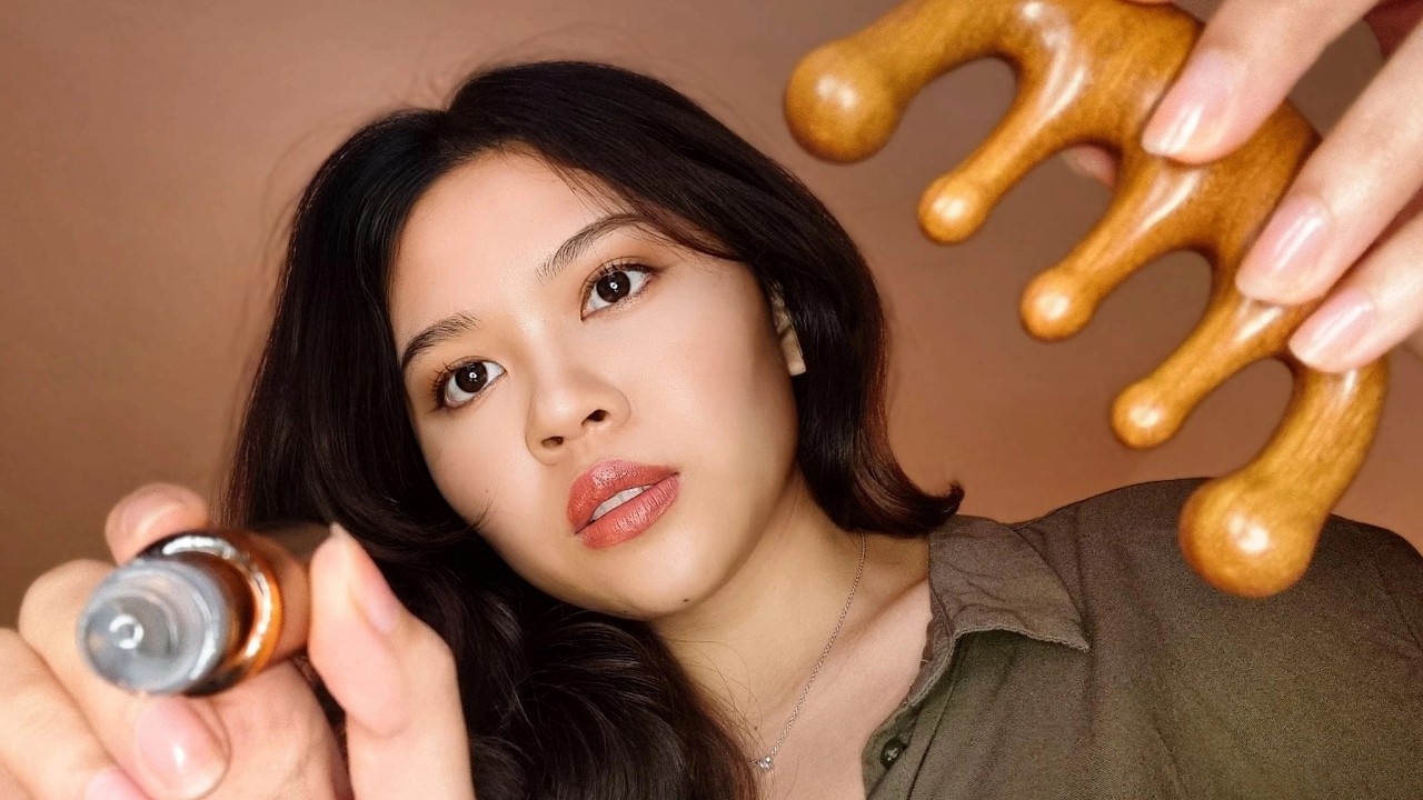 ASMR Thai Scalp Treatment 😴 บำรุงหนังศีรษะให้คุณจนหลับ (Scalp Massage, Layered Sound)