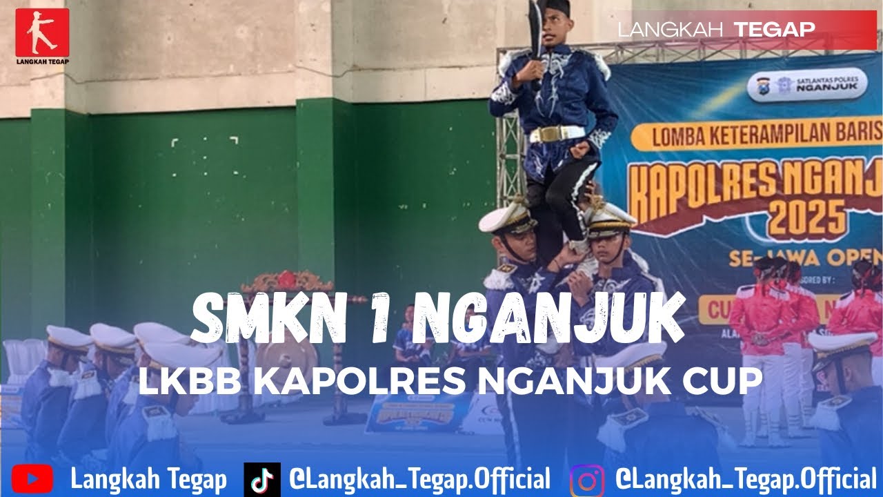 PASKIBRA SMKN 1 NGANJUK | LKBB KAPOLRES NGANJUK CUP 2025