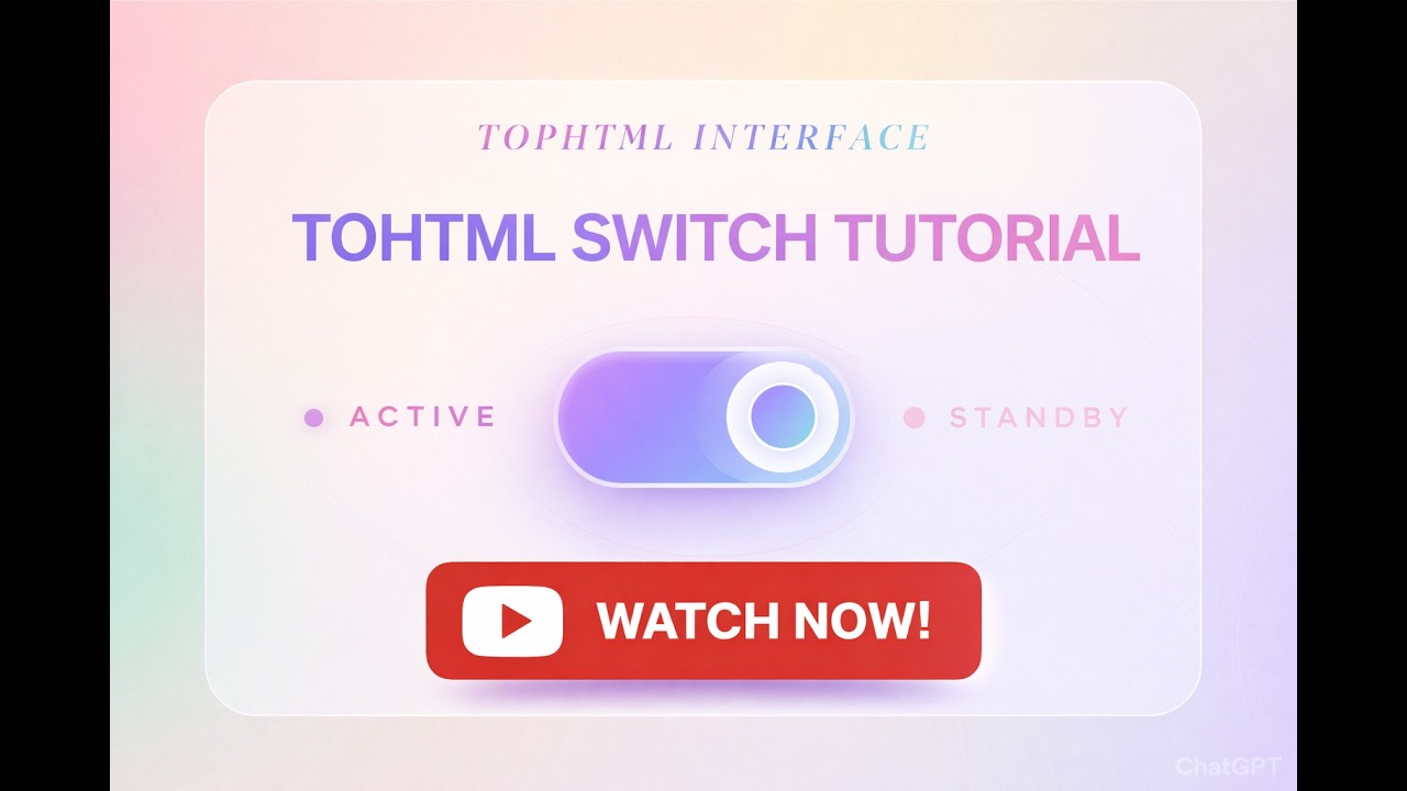 Animated Toggle Button in HTML CSS | Glassmorphism + Particle Effect ...