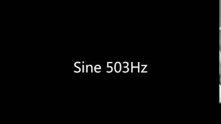 Sine 503Hz Audio Only