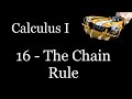 Calculus I - 16 - The Chain Rule