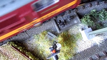 LUX 8810 en 9010 wissellantaarn C-rail boven, modeltrein 1:87  [Matje Marklin]