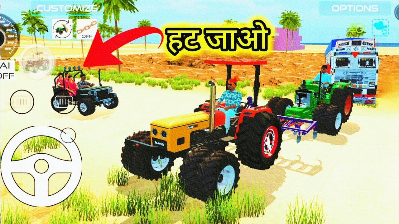 Today I have to go to remove the truck stuck in the mud‼️ Indian vehicle simulator 3D 😍