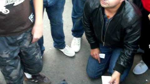 Three Shell Game Scam 1, London