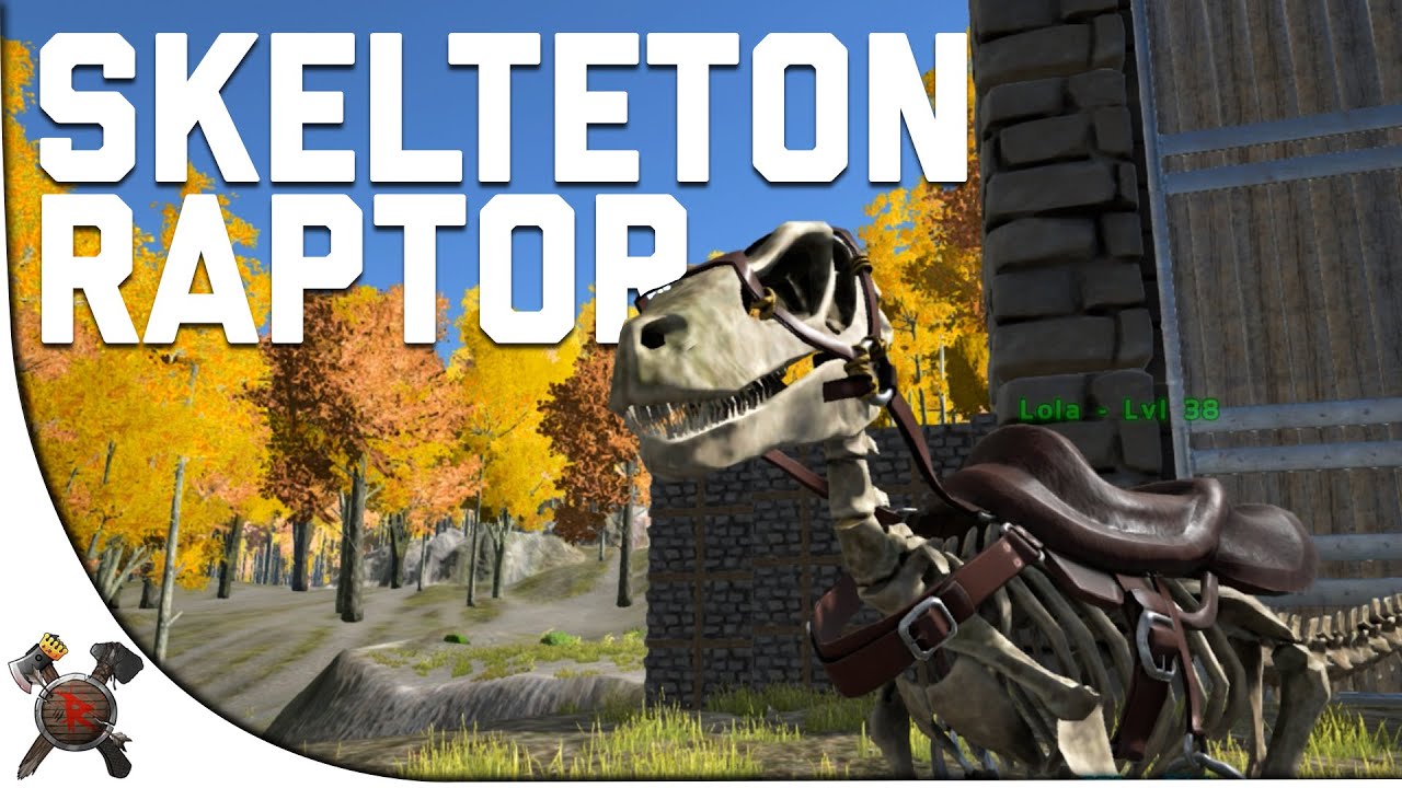 Skeleton Raptor Ark SKELETON RAPTOR/GIVEAWAY INFO? - Ark Survival Evolved (Part 31: Ark ...