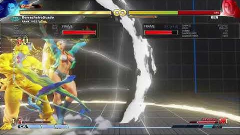 Laura post stun corner combo after sunset wheel - Street Fighter V