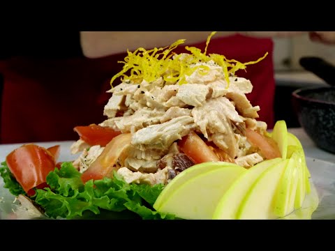 Вкусный и сытный салат с курицей. Простой и быстрый рецепт салата с двумя видами курицы.
