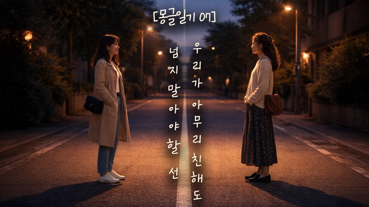 [몽글일기 07] 모두에게 좋은 사람이 될 수는 없으니까