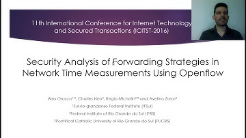 ICITST 2016 - Security Analysis of Forwarding Strategies in Network Time Measurements Using Openflow