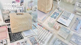 aesthetic & cute stationery haul 2024 journalsay ☁️✍🏻 / ASMR