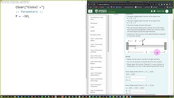 Intro to Continuum Mechanics Lecture 21 | Rayleigh-Ritz Method Example in Mathematica