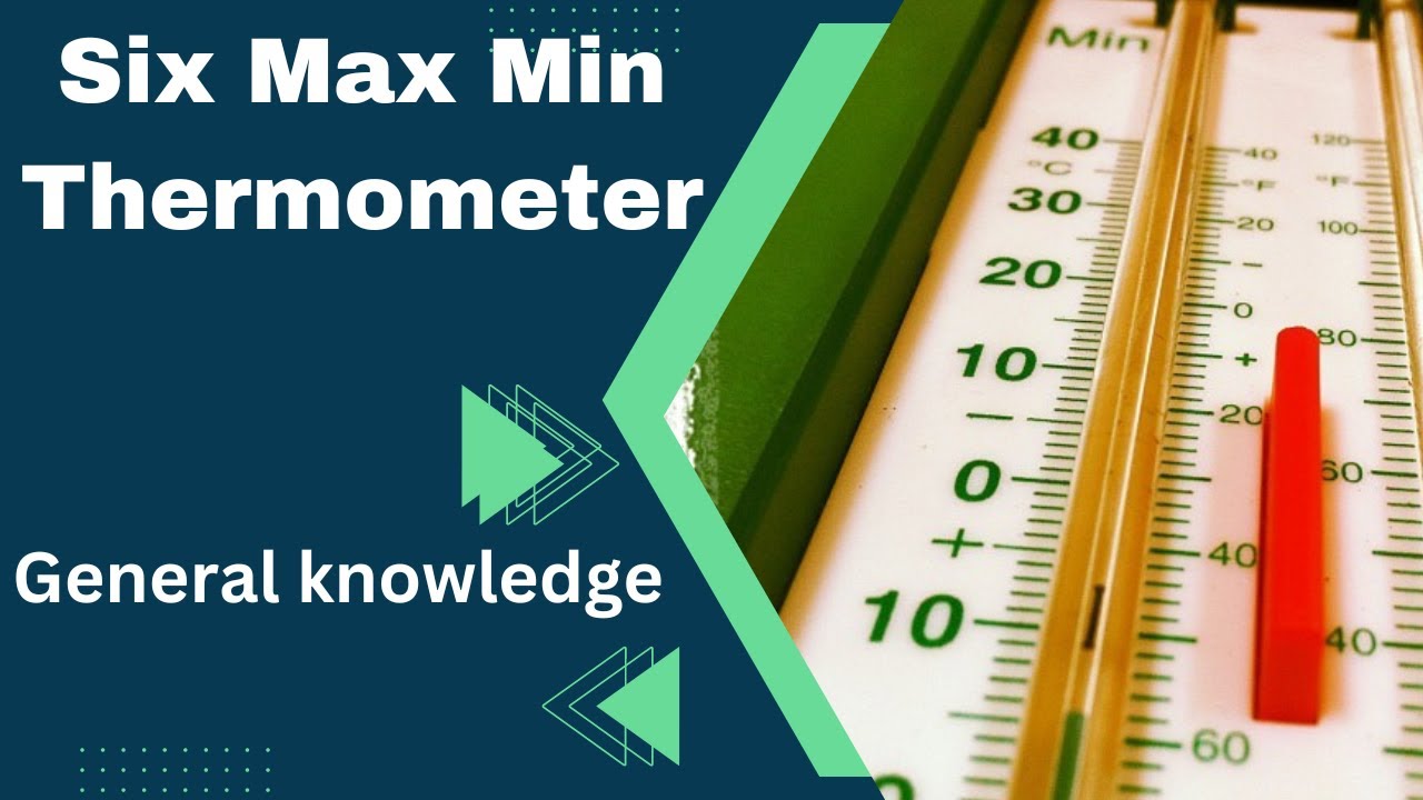 Six Max Min Thermometer How it Works 