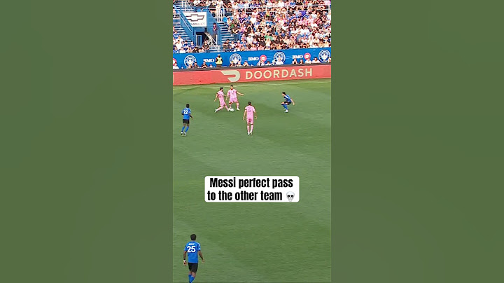 Bro really got an assist from Messi 🤣