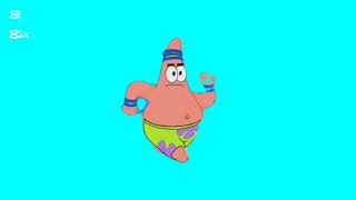 Patrick Running Blue Screen