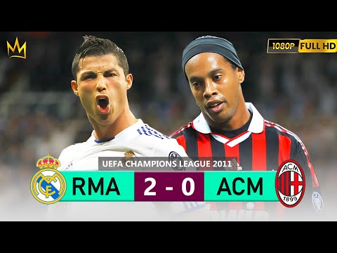 Real Madrid 2 - 0 AC Milan (Ronaldinho X C. Ronaldo) ● UCL 2010 | Extended Highlights U0026 Goals