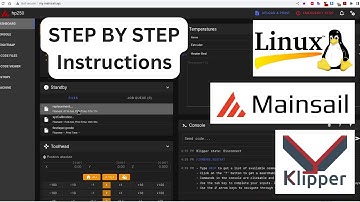 Install klipper with mainsail on linux - step by step