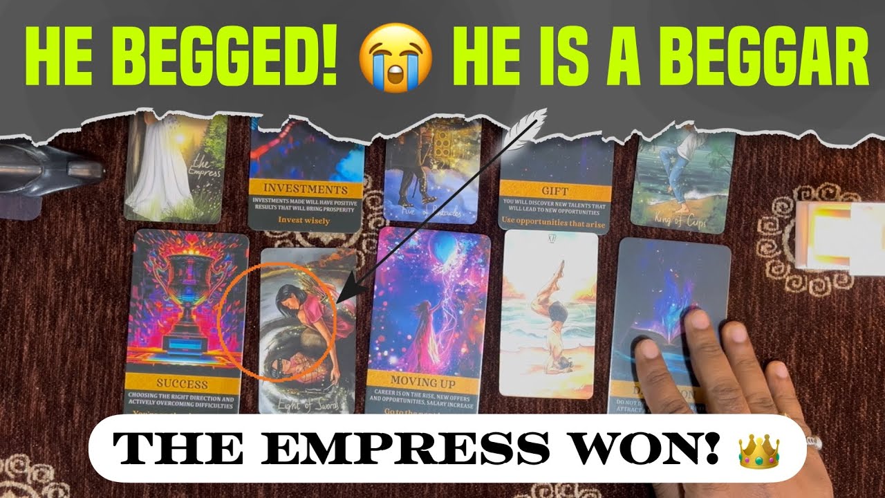 🧿HE BEGGED FOR FORGIVENESS! 😭 His Karma With The Third Party Left Him With Nothing... 🕯️ Tarot