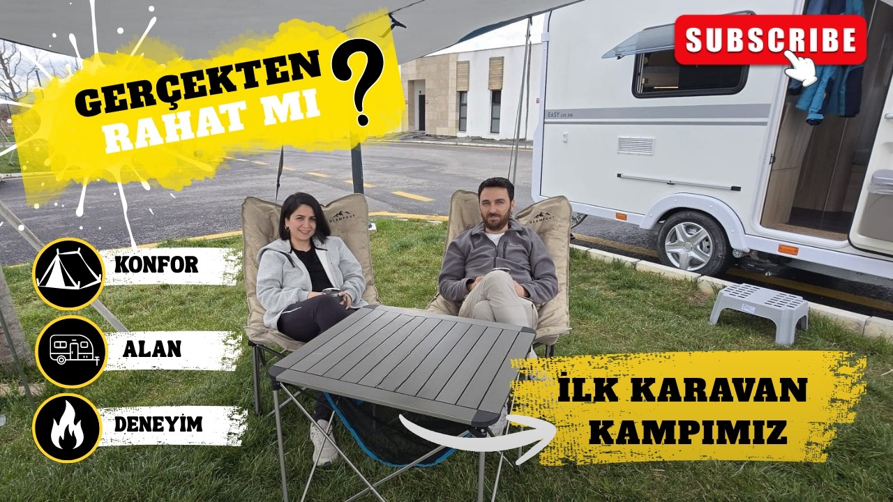İLK KEZ KARAVAN KAMPI YAPTIK! NELER YAŞADIK? / BAKAP KAMP ALANI