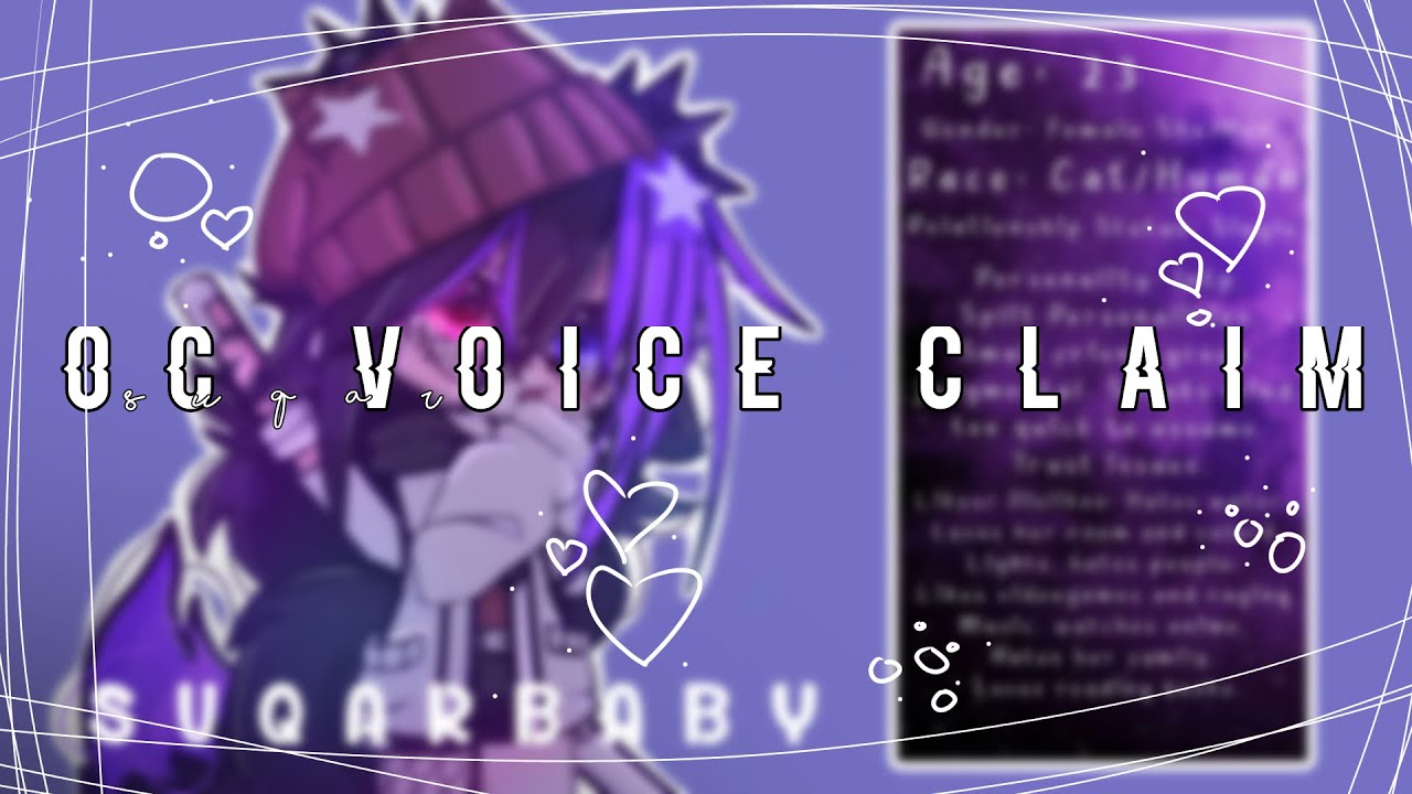 💜 | Oc Voice Claim | 💜 ~ Read Desc ~ 💅💜🤍🔮♊️🏳️‍🌈 - YouTube