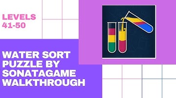 Water Sort Puzzle by  Sonatagame - Levels 41-50