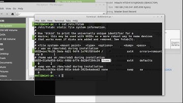 How to set label, automatic mount at startup and set partition mount point - linux mint 18.1