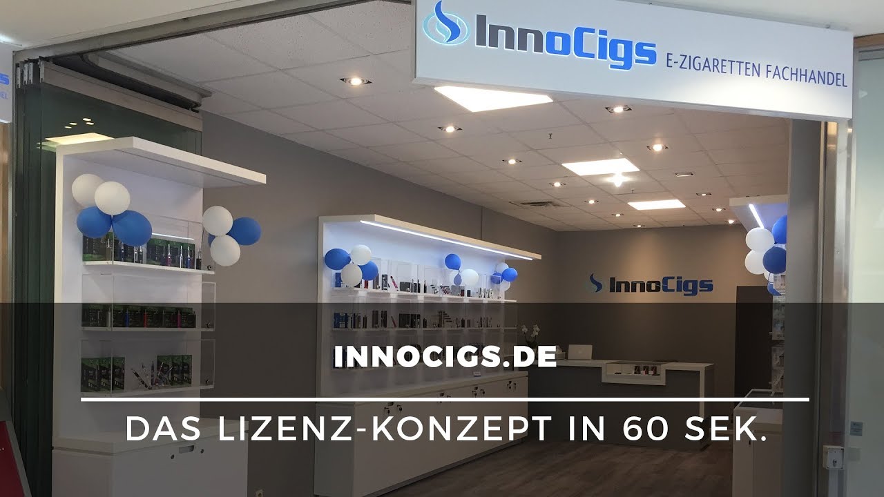 Selbst Einen Innocigs De Shop Eroffnen Das Lizenzkonzept In 60 Sek Erklart Youtube