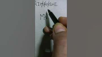 HIMANSHI name as brand logo design #shortsvideo #viral