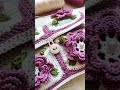 Crochet Magic: A Book Sleeve, A Purse, and a Tiny Handbag Garden in One!  #crochet  #grannysquare