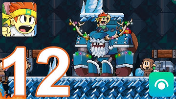 Dan The Man - Gameplay Walkthrough Part 12 - Frosty Plains: Levels 4-6, Ending (iOS, Android)