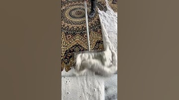 Satisfying foam scraping