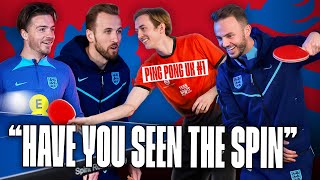 "This Is Impossible!" Three Lions v The UK's #1 Ping Pong Player! | Return My Serve 🏓