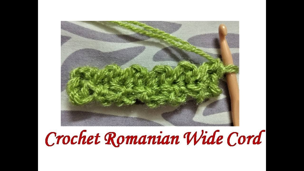 How To Crochet a Romanian Cord for STURDY Bag and Purse Straps