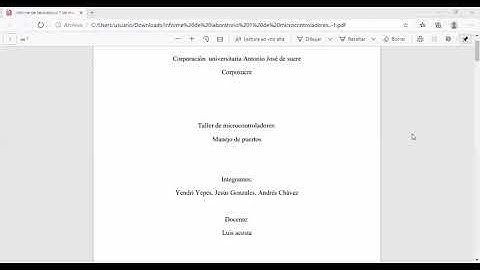 Manejo de puertos del microcontrolador atmega 328